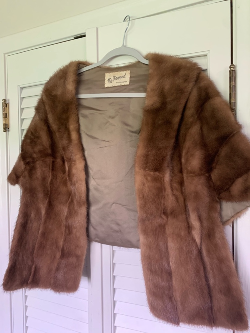 Diamond Supply Charleston Brown Mink Fur Stole
